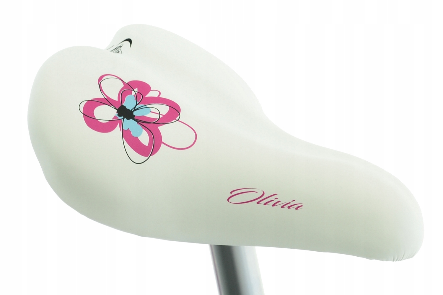 Rower Kands 24 Olivia r14 cali biało-różowy połysk 2025 Nowość na rynku !!