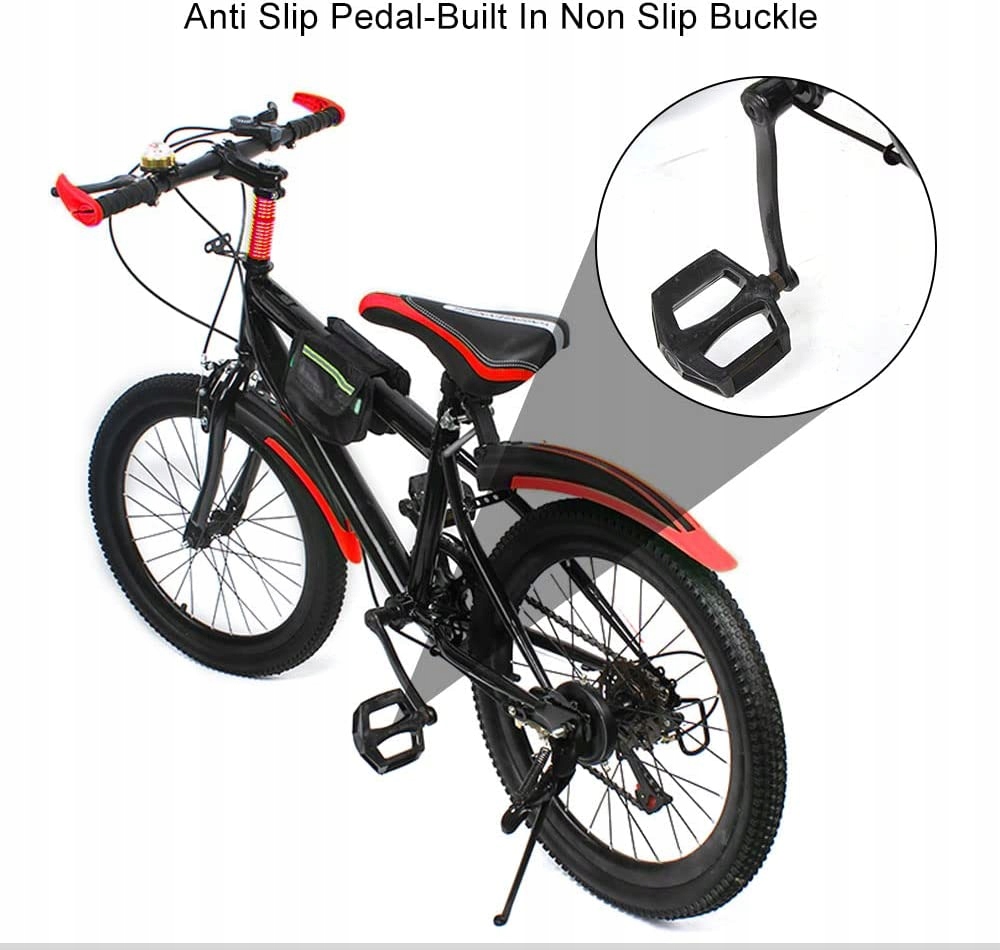 CZERWONY ROWER 20 CALI DZIECIĘCY MTB SPORT 7 BIEG Marka bez marki