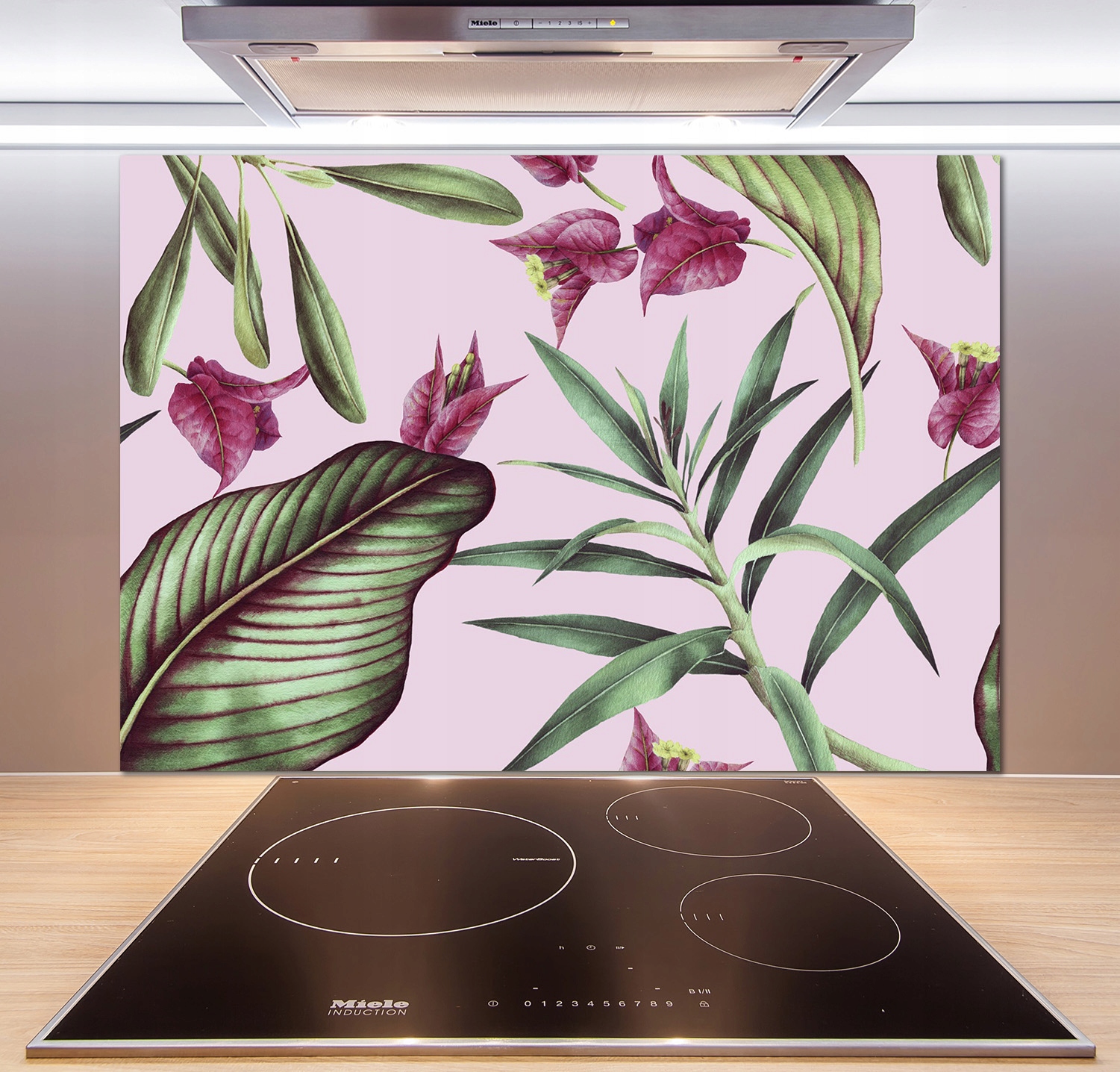 

Panel do kuchni Tropikalne kwiaty 100x70 cm + Klej