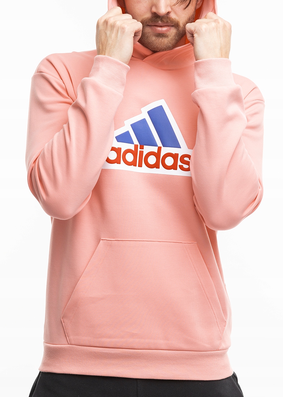 adidas pánská mikina s s kapucí a logem vel. S