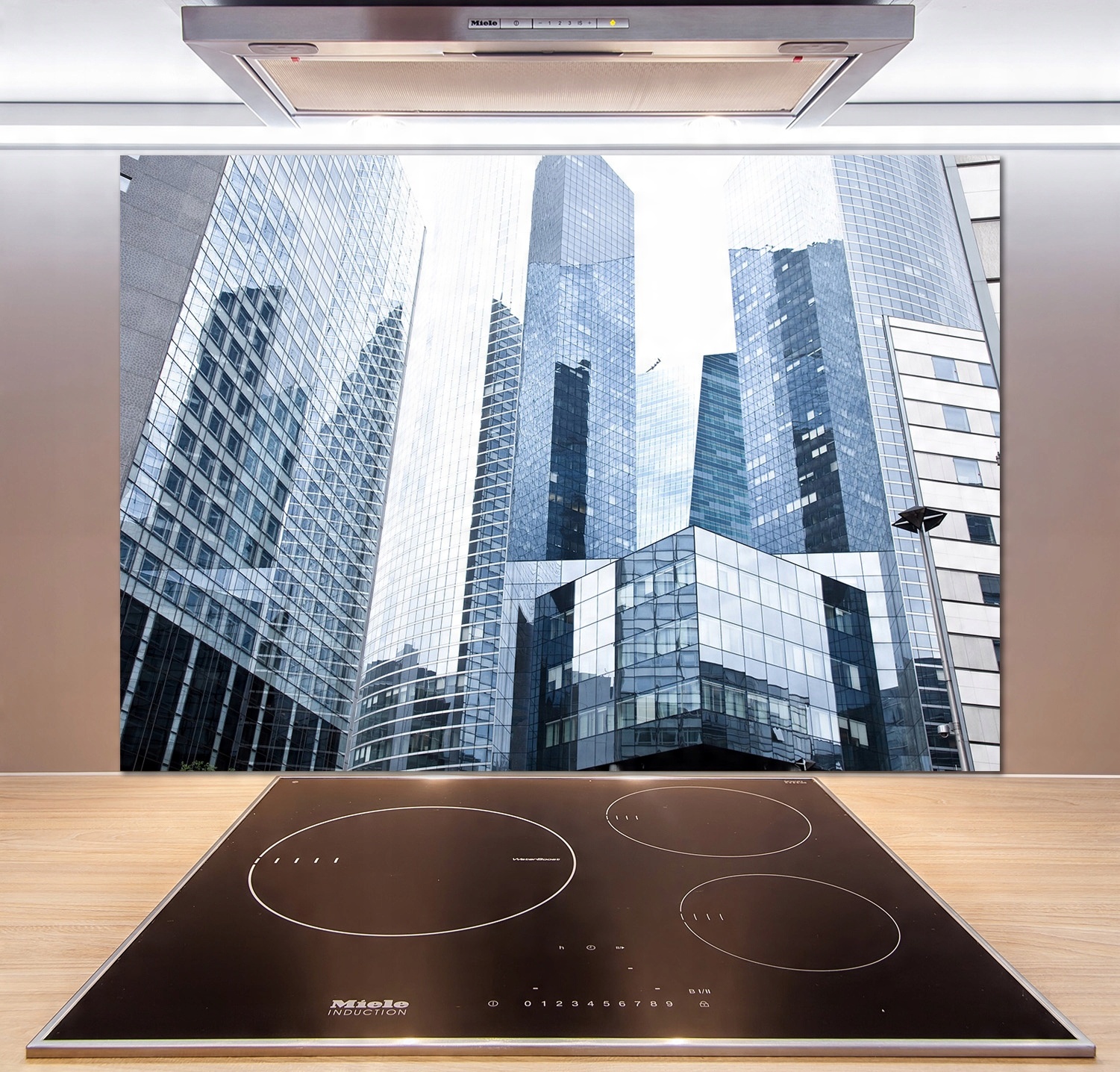 

Panel do kuchni Drapacze chmur 100x70 cm + Klej
