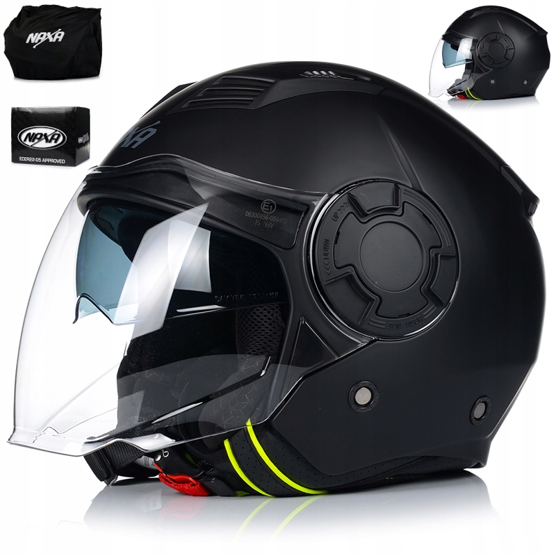 

Otwarty Kask Motocyklowy Naxa S23X Lekki Blenda