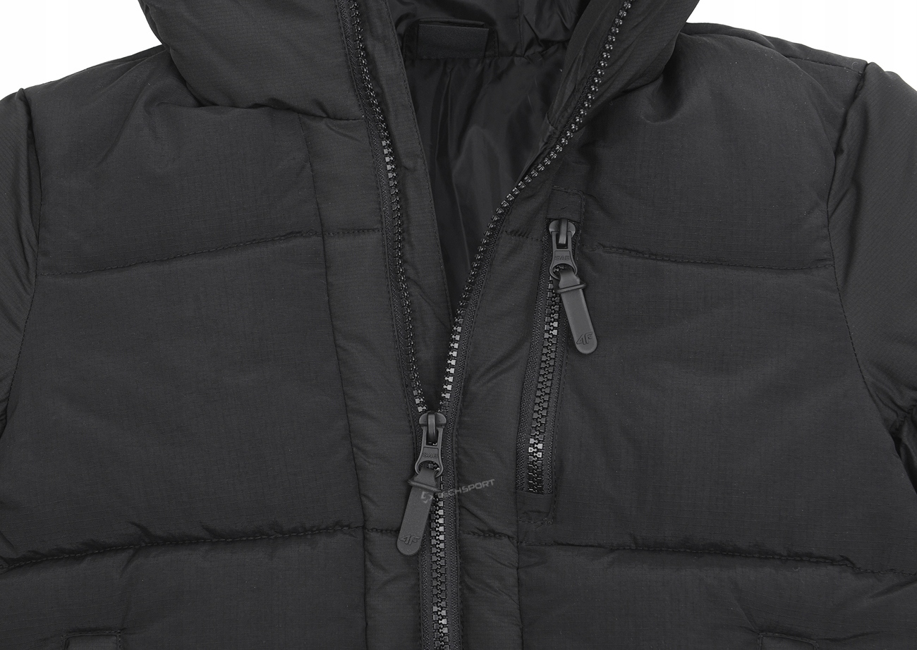 4F GRUBA CHŁOPIĘCA KURTKA ZIMOWA PUCHOWA PIKOWANA / rozm 140 Rozmiar (new) 140 (135 - 140 cm)