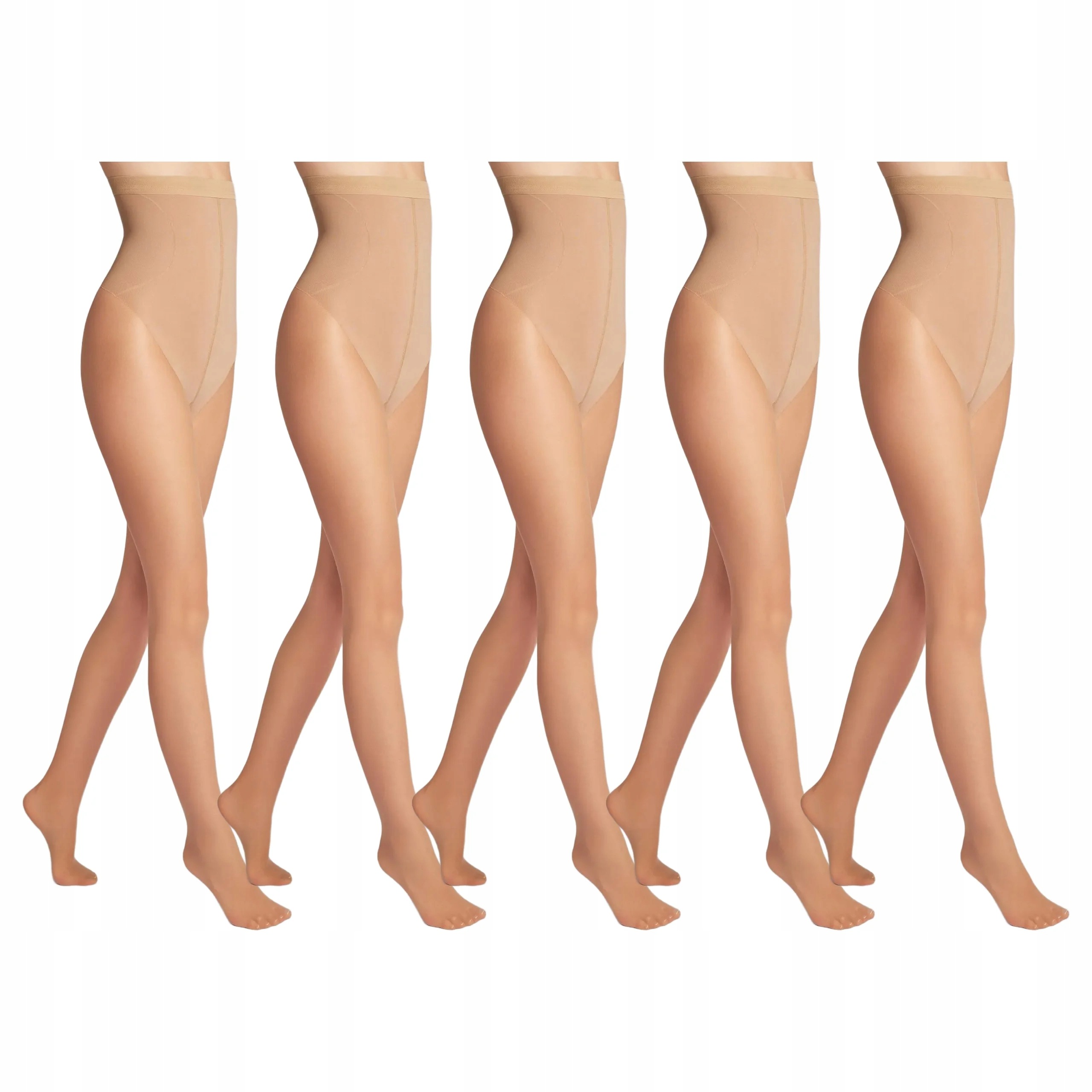 5 x Punčocháče punčocháče Talia Control 20 den Marilyn Beige 2-S