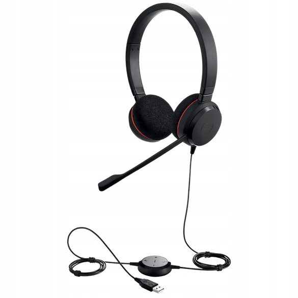Sluchátka Jabra Evolve 20 Teams, stereo, Usb-a