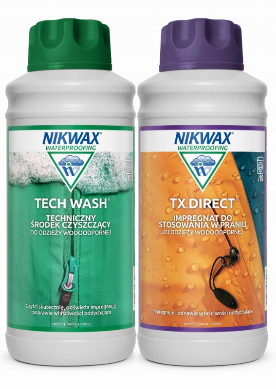 Zestaw do prania i impregnacji Nikwax Tech Wash TX.Direct 2 x 1 L