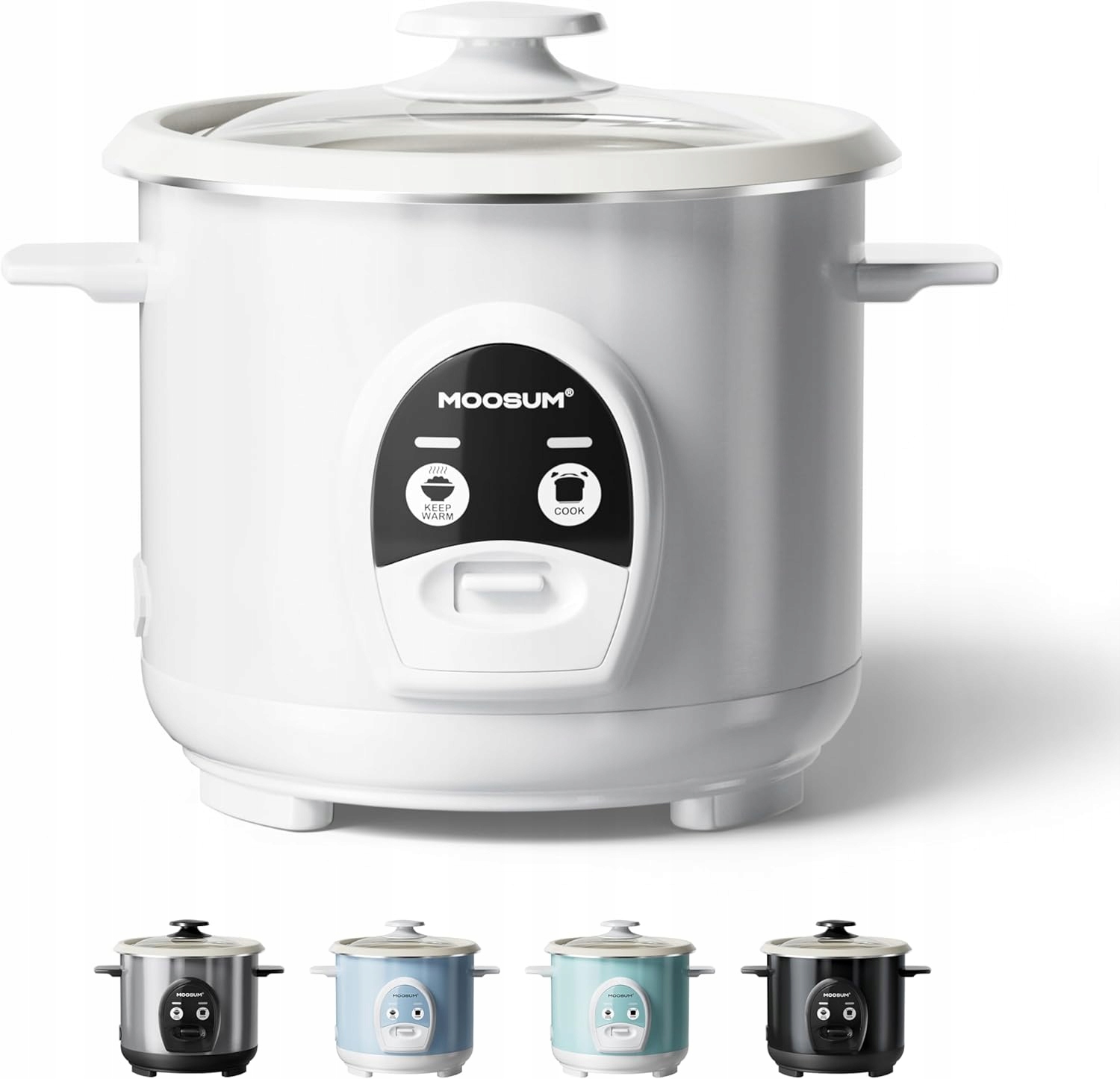 Zařízení Na Vaření Rýže Moosum 0,6 L Parní Hrnec s nepřilnavou povrchovou úpravou