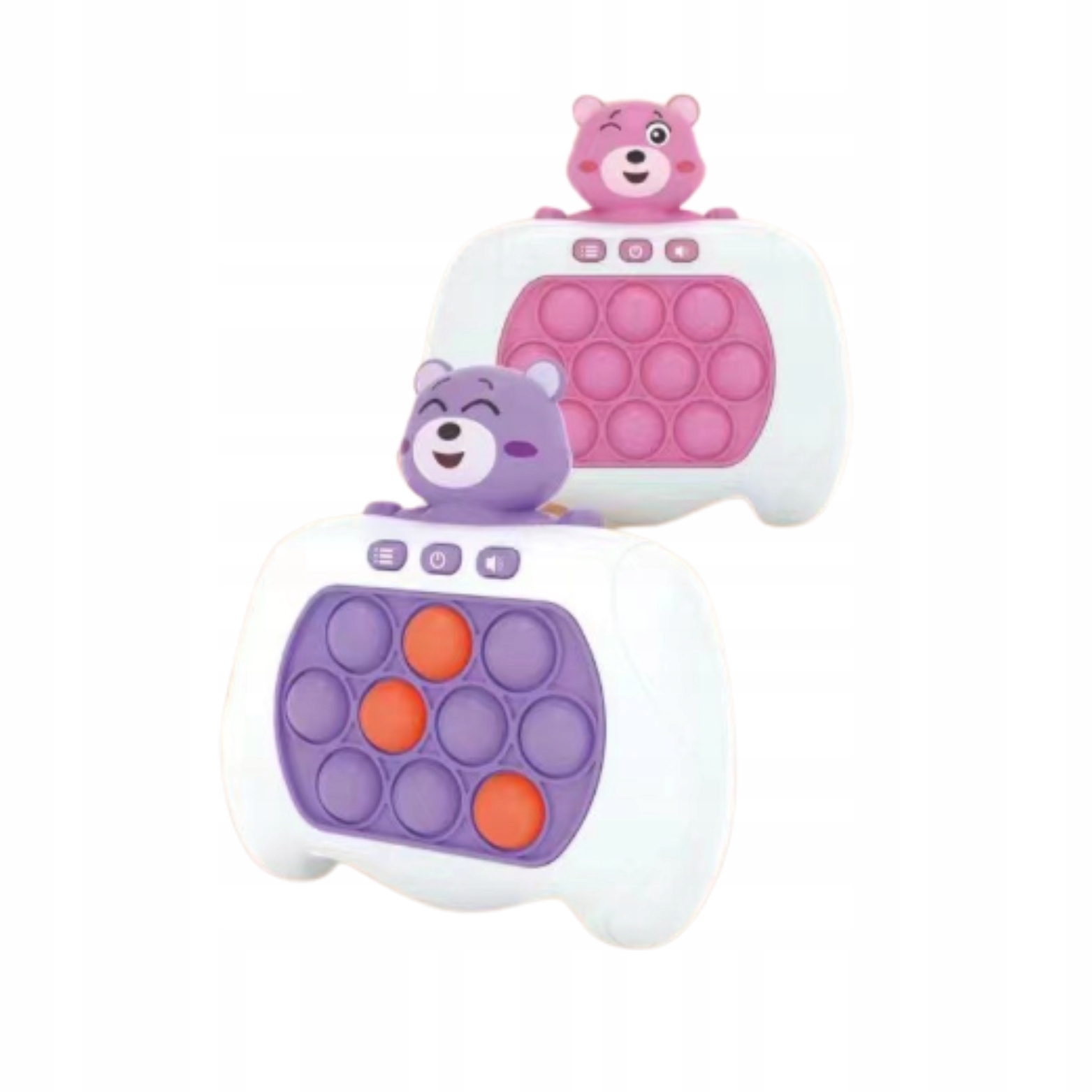 GRA ZRĘCZNOŚCIOWA POP IT ANTYSTRESOWA ELEKTRONICZNA KONSOLA PRO ŚWIECI MIŚ Model Pop It