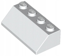 

Lego 3037 Skos Dachówka 2x4 biały Nowy (2g)