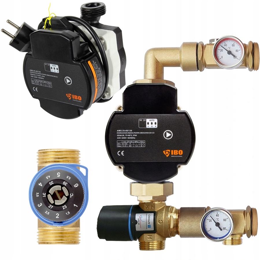 Miešacia Súprava Skupina Pre Rozdeľovač Pumpy Ibo Pwm Ventil Afriso 2,5 m³/h