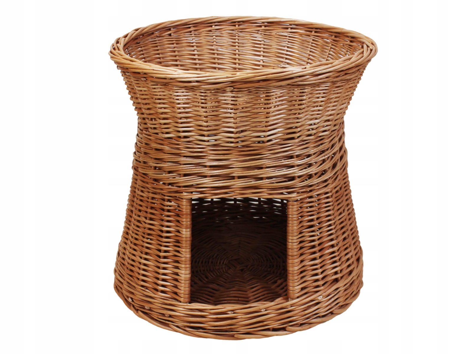 Levně Proutěná budka s pelíškem – Proutěný domeček – Proutěný pelíšek