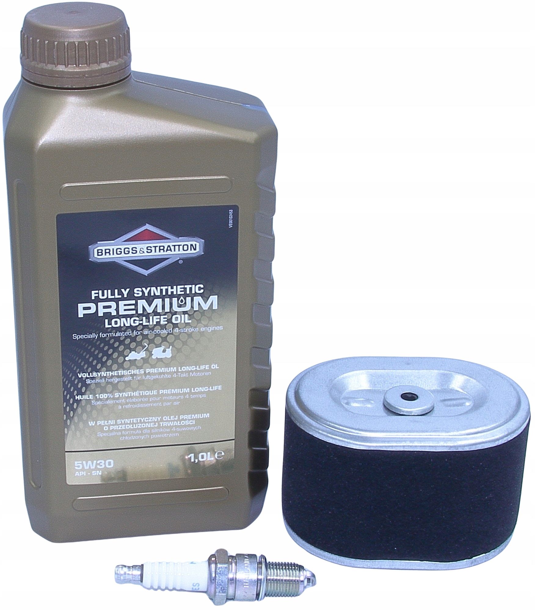 Sada filtrů Honda GX160 GX200 168F 168FA svíčka, olej 5W30 1L