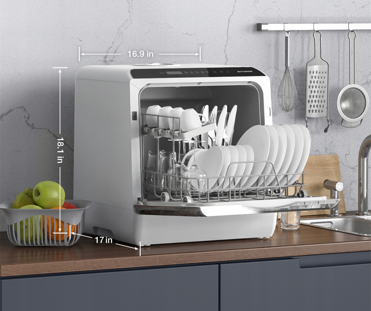 MAŁA ZMYWARKA STOŁOWA NA STÓŁ WOLNOSTOJĄCA NABLATOWA 5 PROGRAMÓW HOTELOWA Model BHBHCDW1