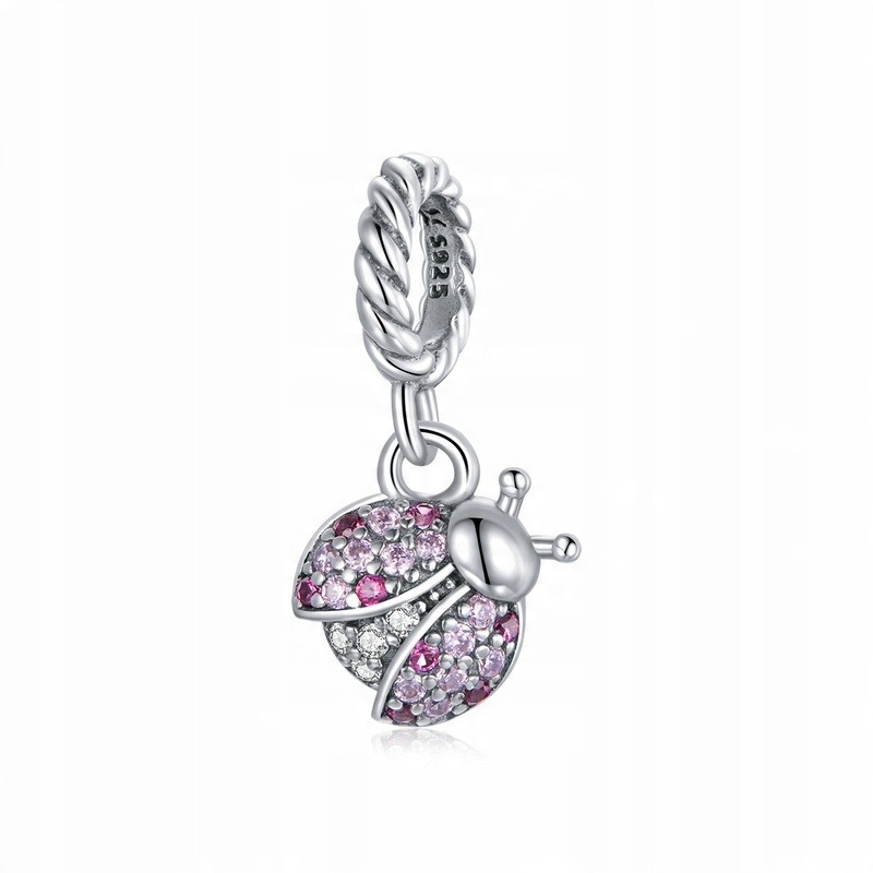 

Charms Mała Lśniąca Biedronka do Pandora S925