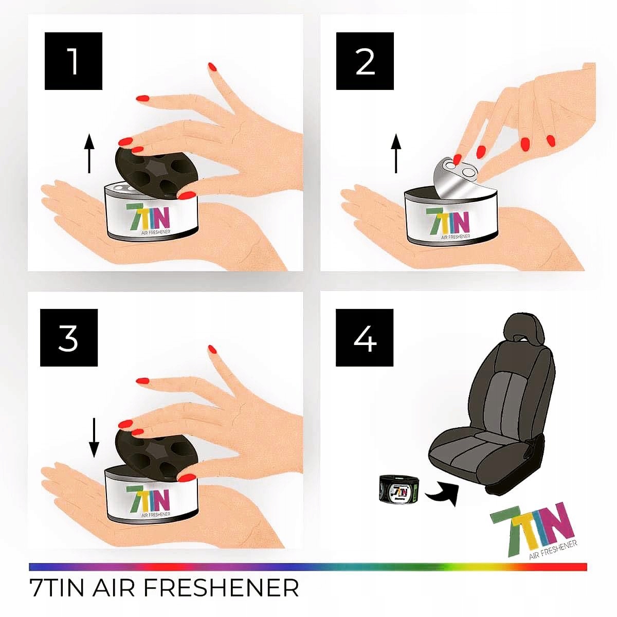 California Car Scents VERRI BERRY jeżyny puszka x4 Numer katalogowy producenta 7638900850673