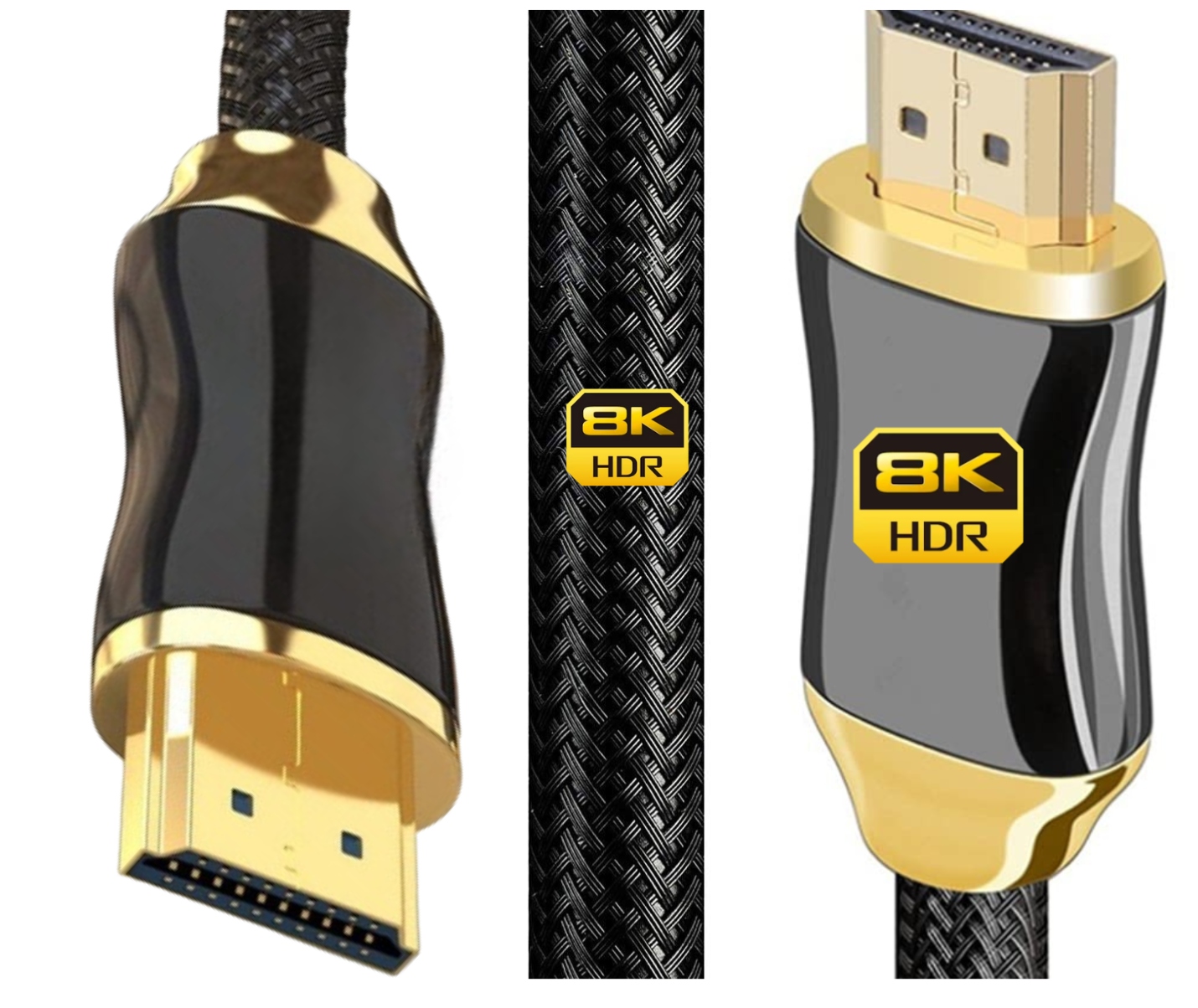 Derselo kabel HDMI 2.1 HDR UHD 8K 60Hz 4K 120Hz 2m