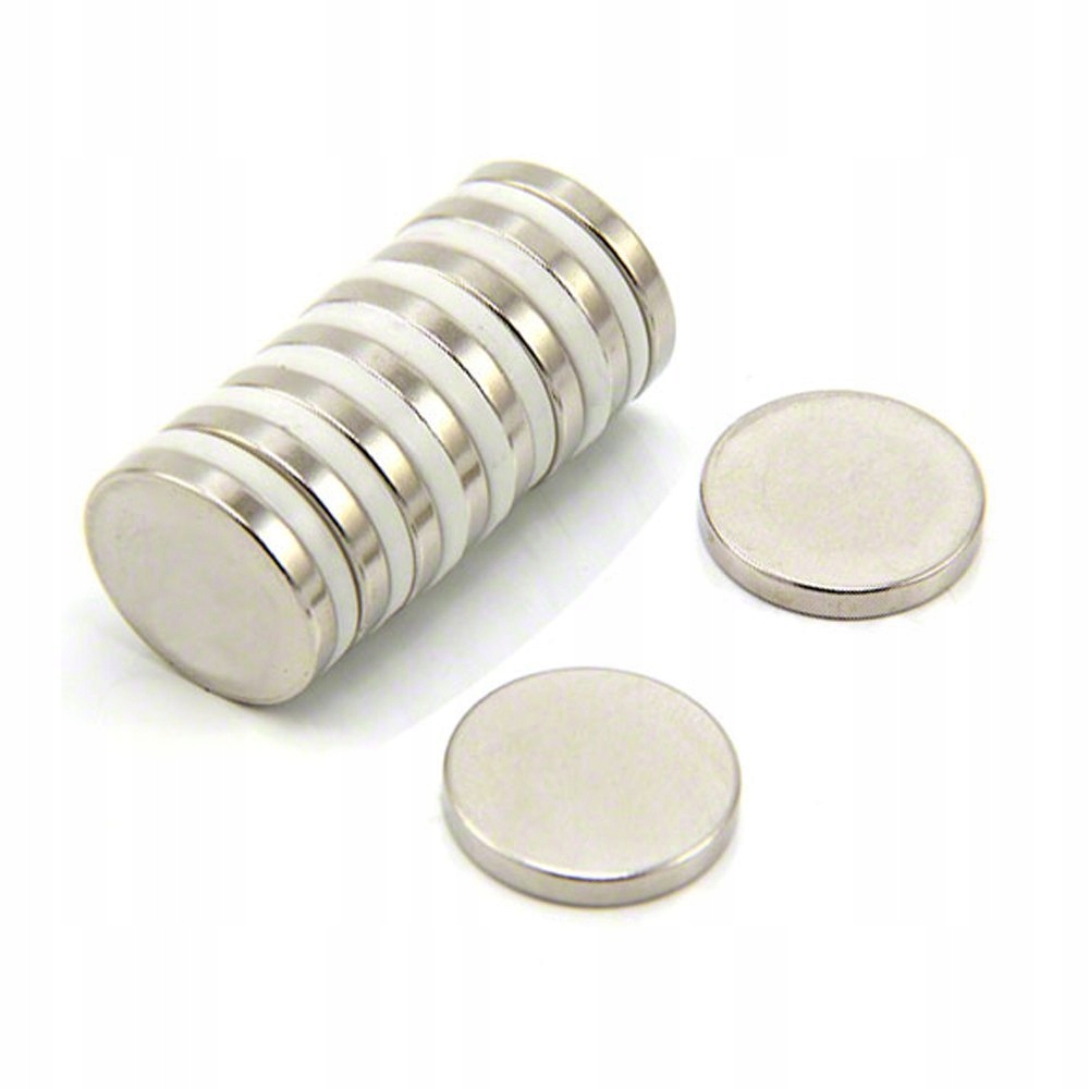 

Magnes Neodymowy Magnesy Neodoymwe 20x3 mm 10szt.