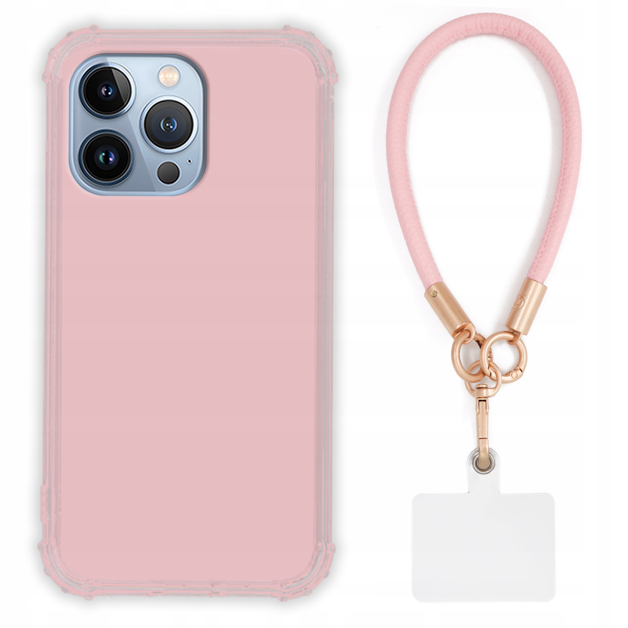 Pouzdro Pro Iphone 13 Pro Case Antishock Pinky Růžové vodítko Sada Odolné