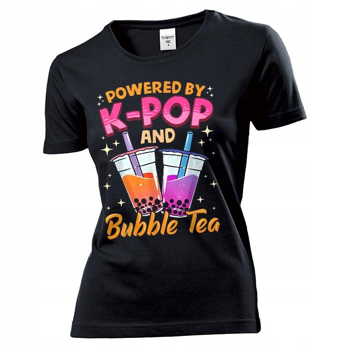 

Koszulka damska Napędza Mnie K-Pop I Bubble Tea M