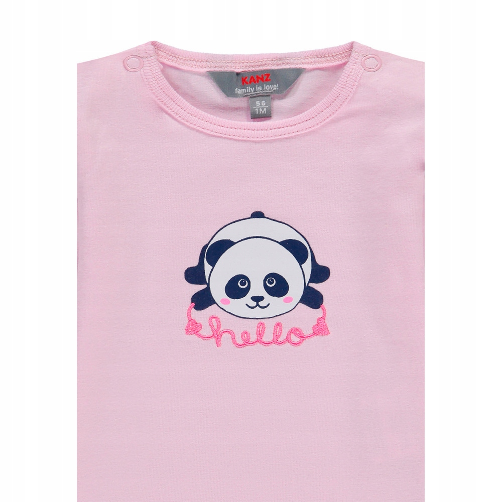 Dziewczęca bluzka z długim rękawem różowa Kanz, r. 62 Marka Kanz