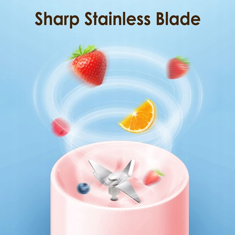 PRZENOŚNY SMOOTHIE BLENDER NEW USB BEZPRZEWODOWY Marka Blend