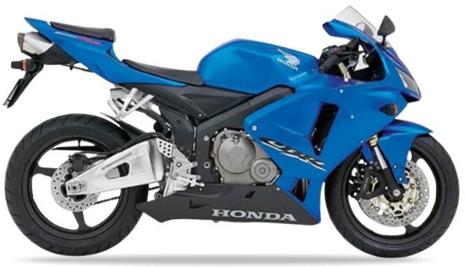 Samolepky Na Motocykl Juula Pro Honda Cbr 600 Rr 2005 Modré PB284