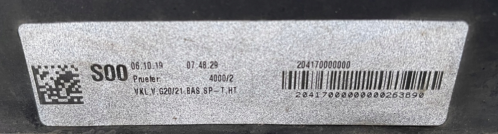 BMW 3 G20 G21 bumper front front below PDC 7422239