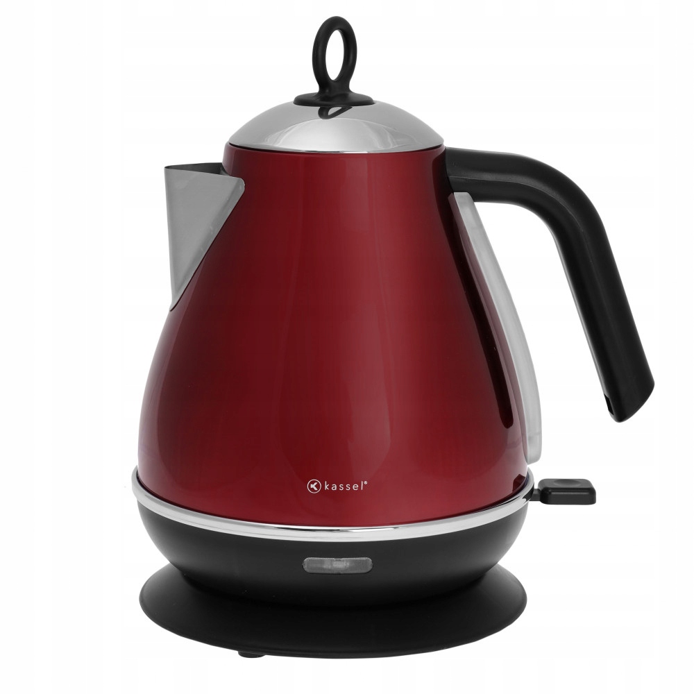 Rychlovarná konvice 1,7L kovová nerezová ocel červená Kassel