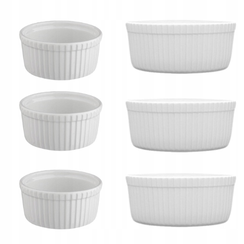 

6 x Kokilka MIX naczynie do zapiekania żaroodporne