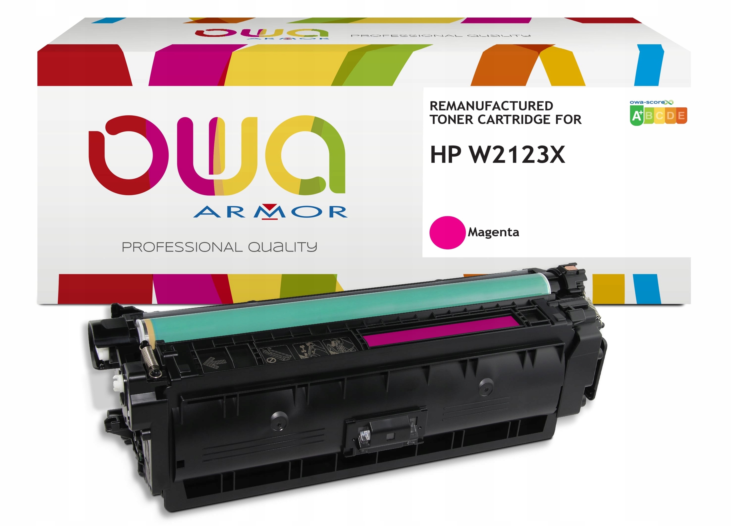Owa Armor toner kompatibilný s Hp W2123X, 10000st, červená/ magenta…