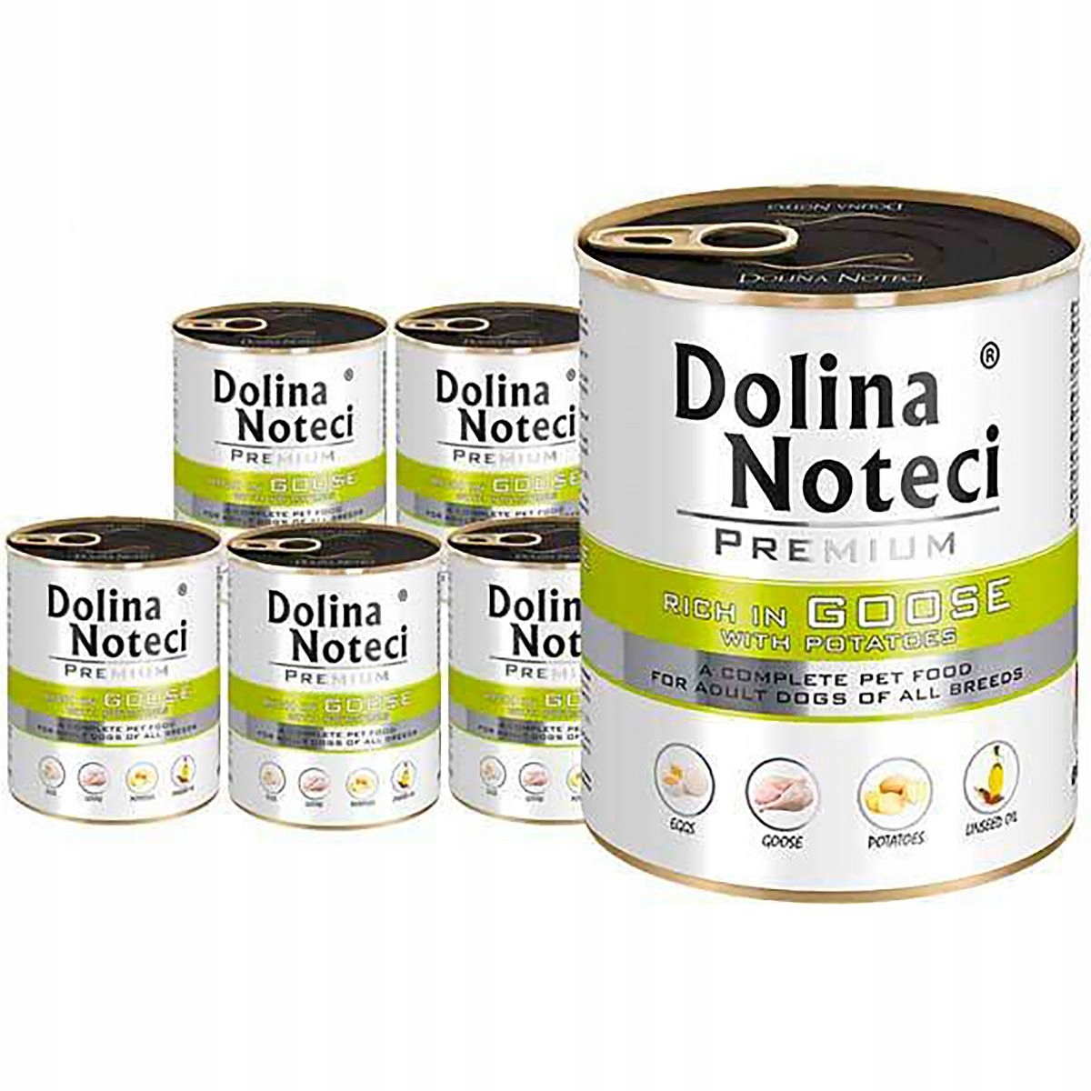 Levně Dolina Noteci Premium 800 Krmivo Pro Psa Husa s bramborami 6 x 800 g