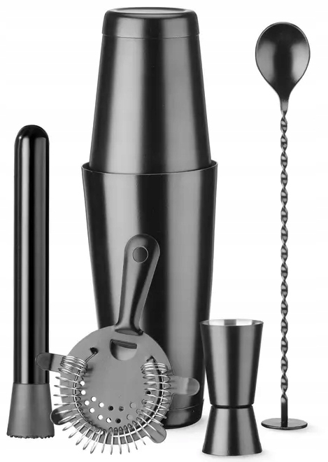 Barmanská Sada Kompletní v Tubě Černá BarUp Příslušenství Bar