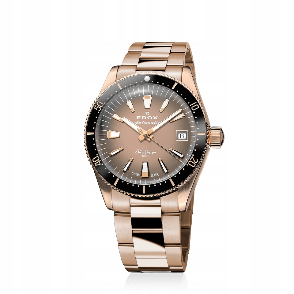 Dámské hodinky Edox Skydiver Automatic 80131-37RNM-VDBEI 38mm 30ATM