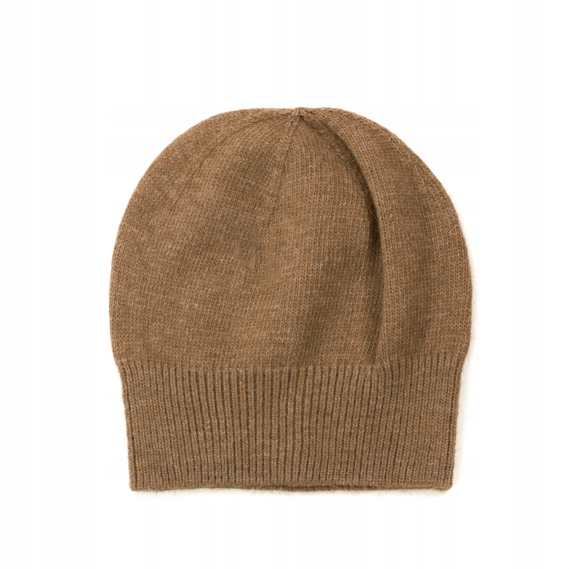 

Czapka Damska Beanie Jesienna Jasny Brąz Brązowa