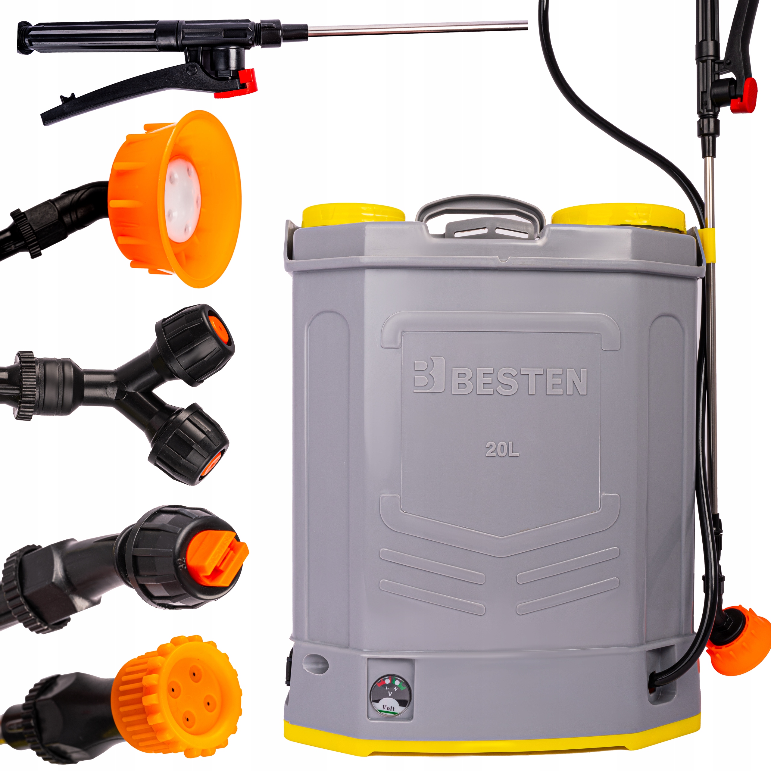 Akumulátorový Postrekovač 20 L, Elektrický Batoh, Záhradná Tyč Trysky