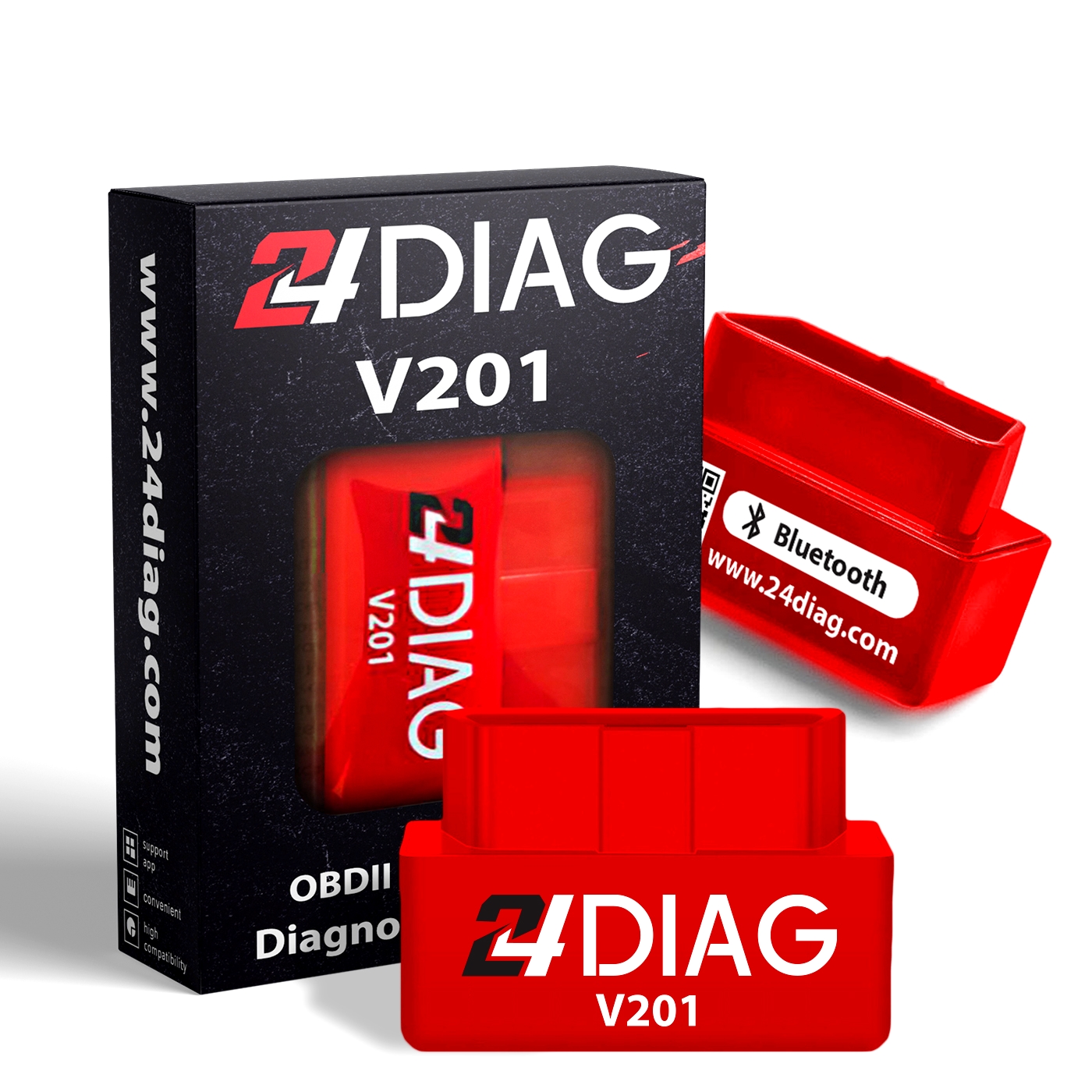 

ELM327 Bluetooth OBD2 Interfejs Diagnostyczny V201