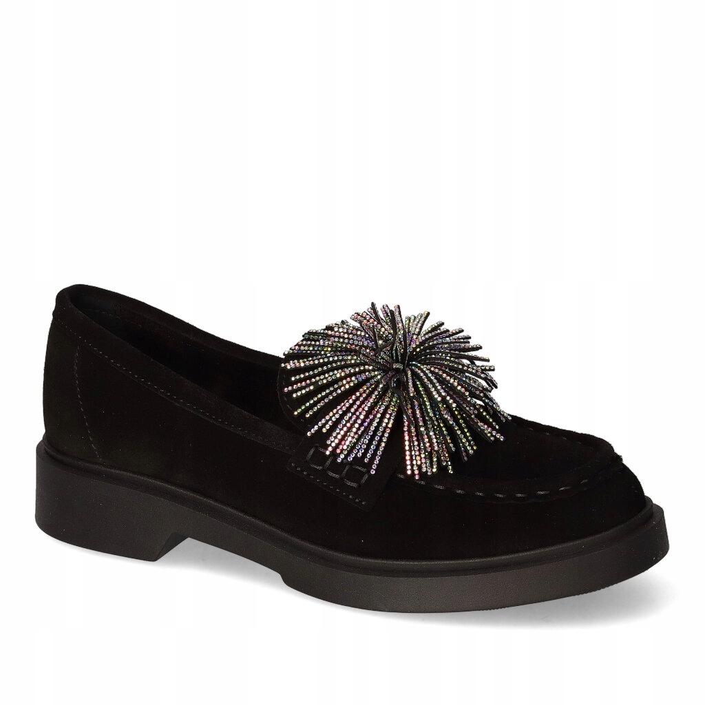 Mokasíny CheBello 4383-034 Černý semiš 39