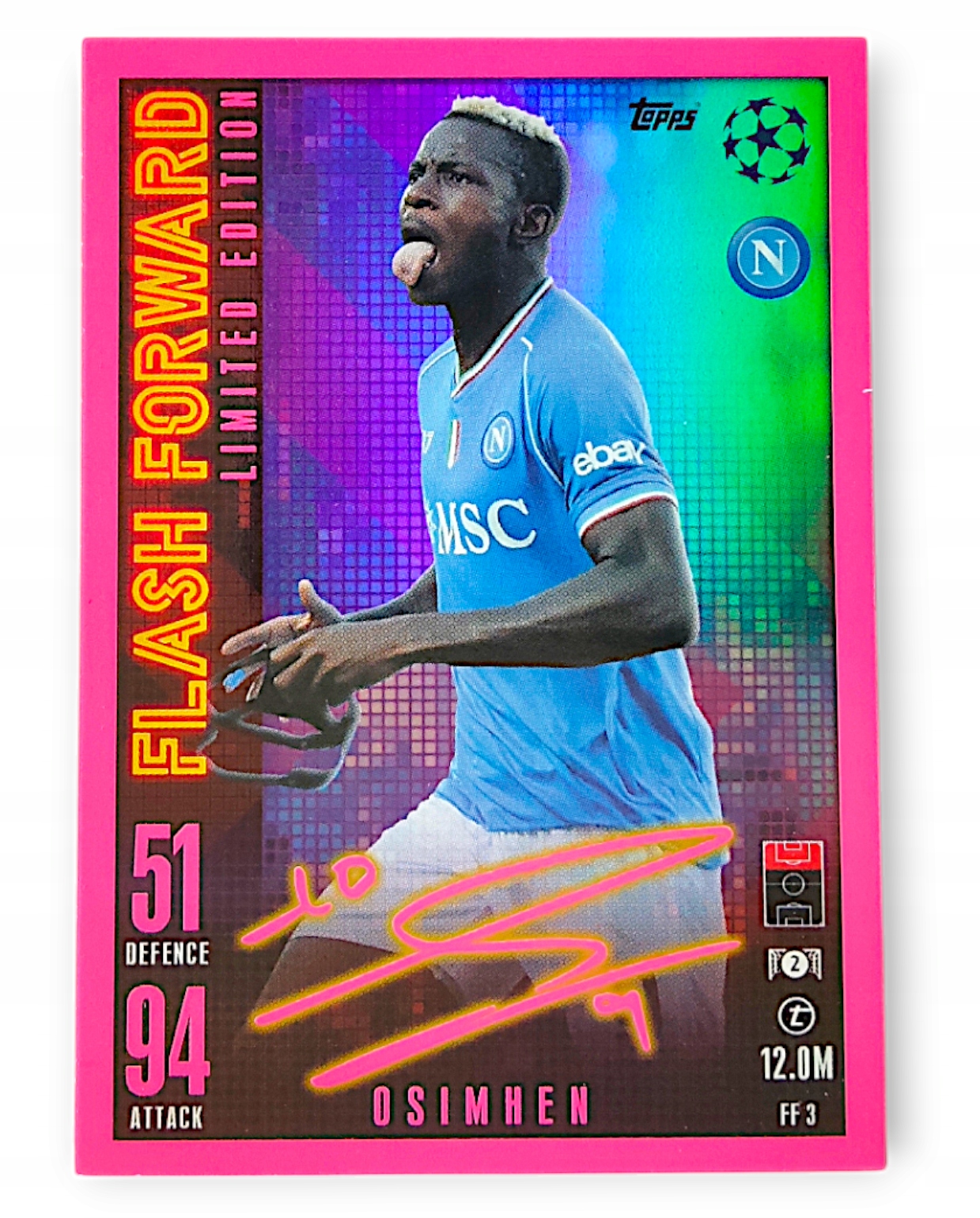 Topps Extra 2023-2024 Flash Forward Limited FF3 Victor Osimhen Napoli