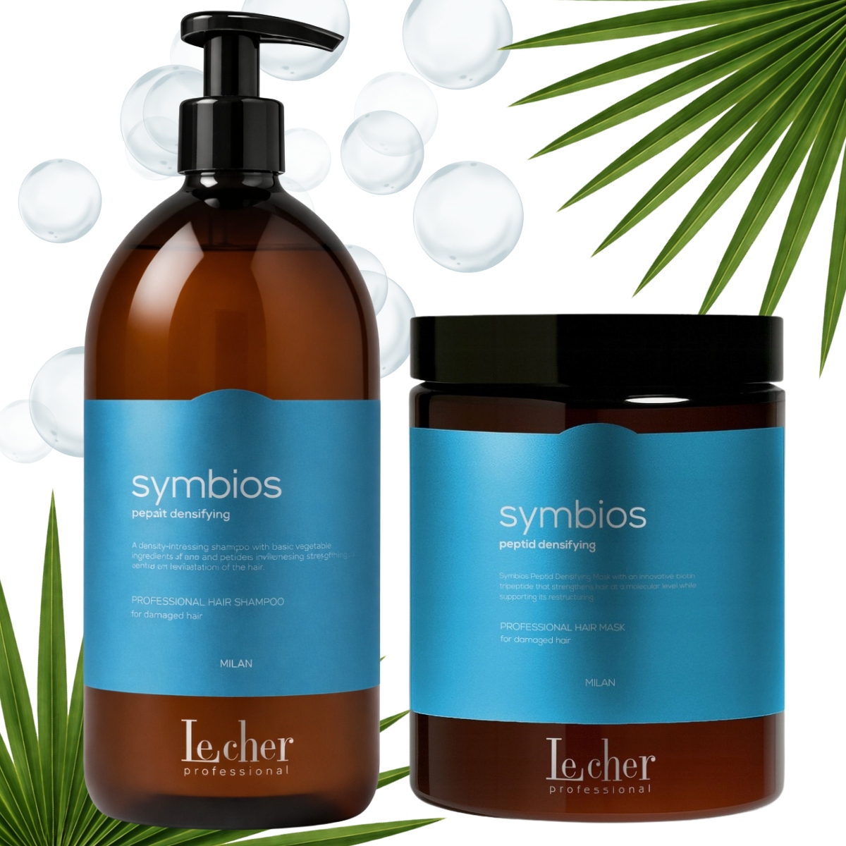 Maska Szampon Lecher Professional Peptid Densifying do włosów 1000ml