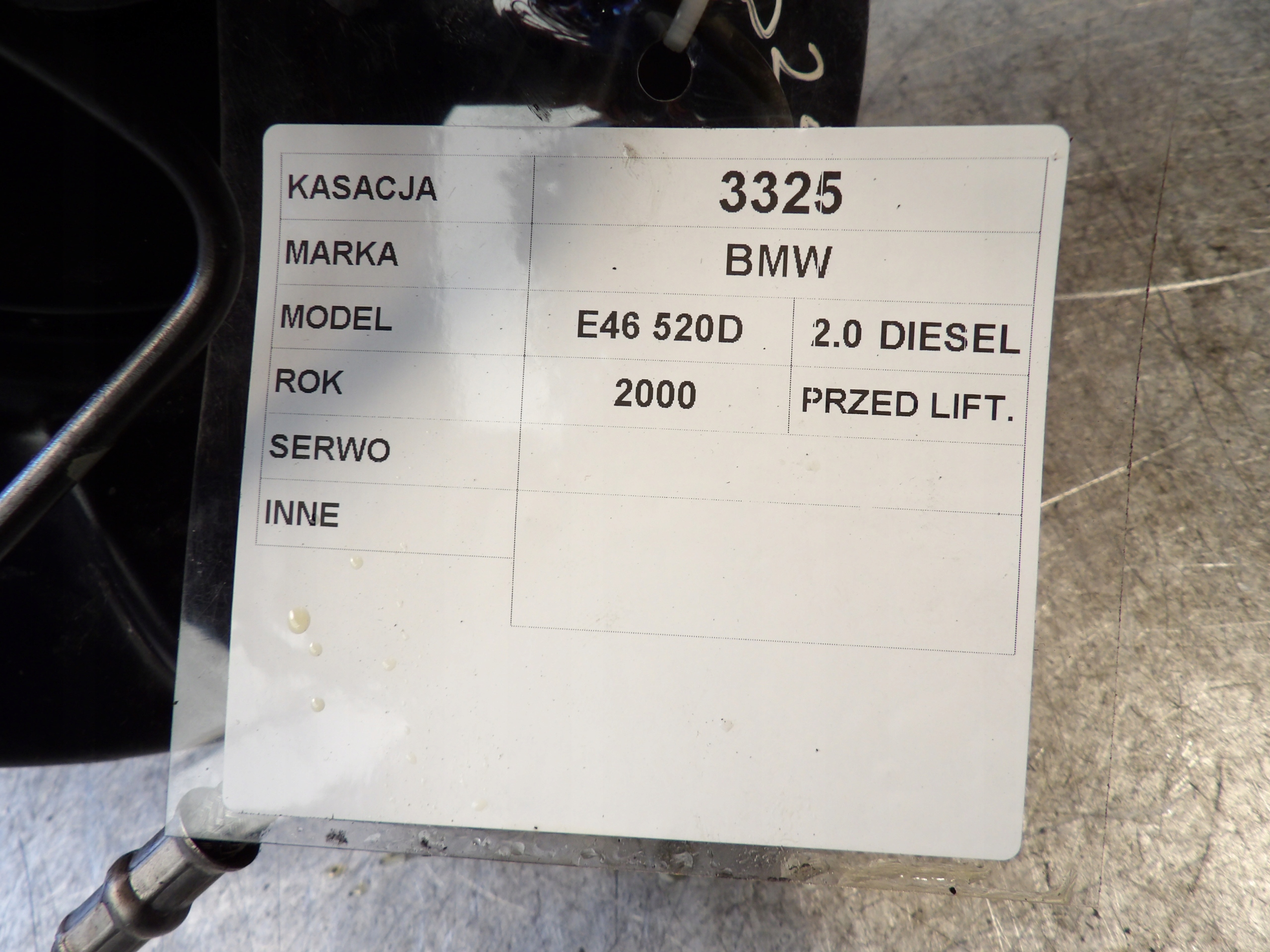 BMW E46 Servo, Pumpe 2,0D