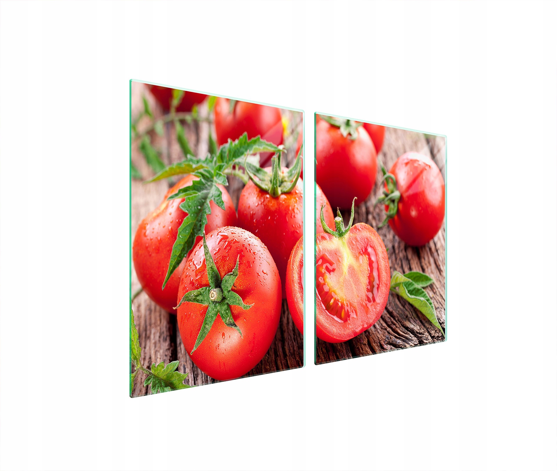 Skleněná Ochranná Deska Do Kuchyně 2x45x52 Rajčata Tvrzené Sklo
