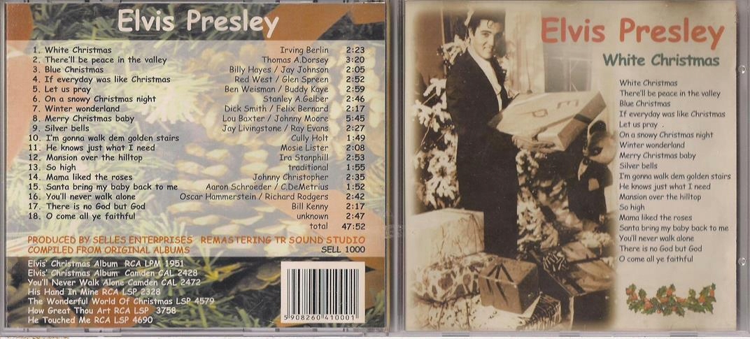 CD ELVIS PRESLEY - WHITE CHRISTMAS ______________