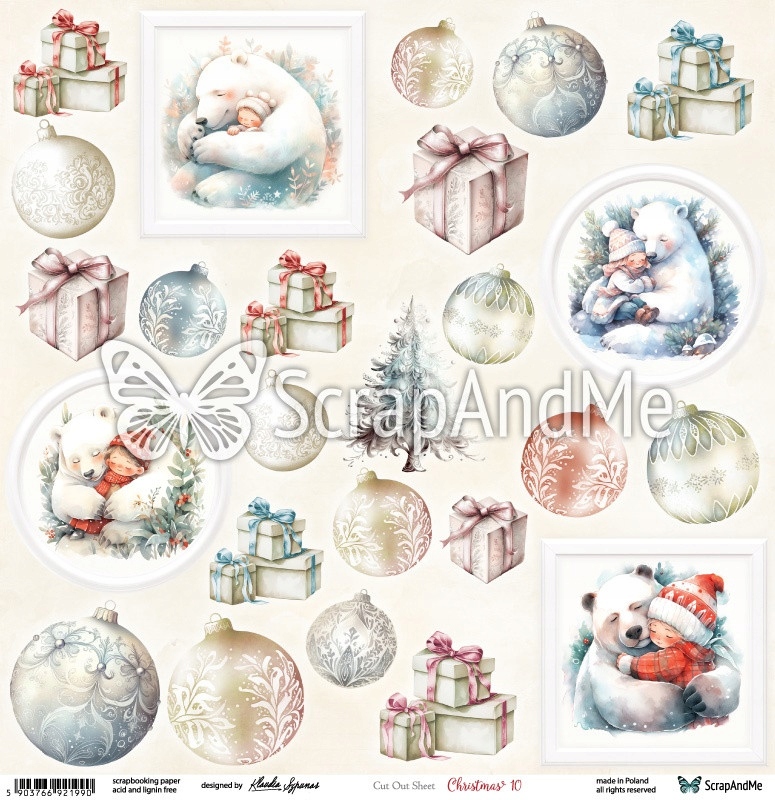papier scrapbooking Happy Holidays 10