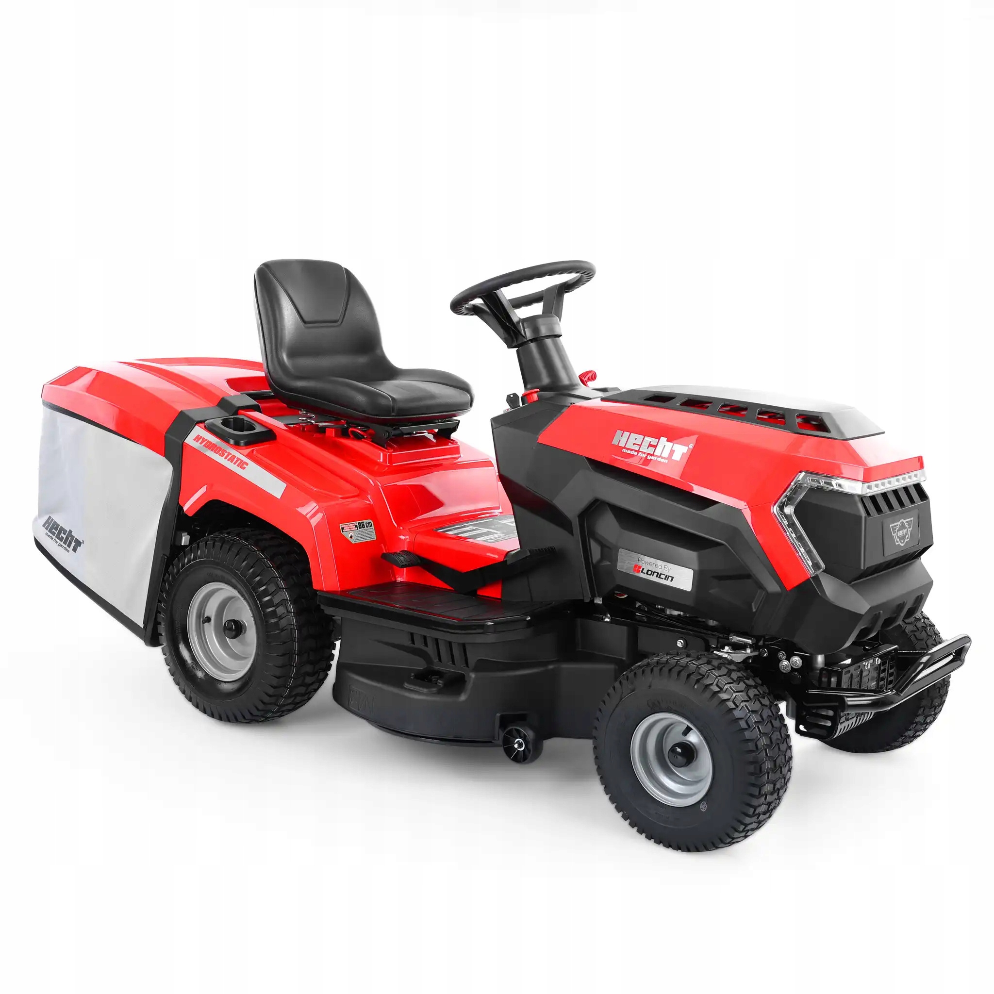 Traktor Ogrodowy Hecht 5386 11,9 Km Mocny Silnik Loncin Elektryczny Start