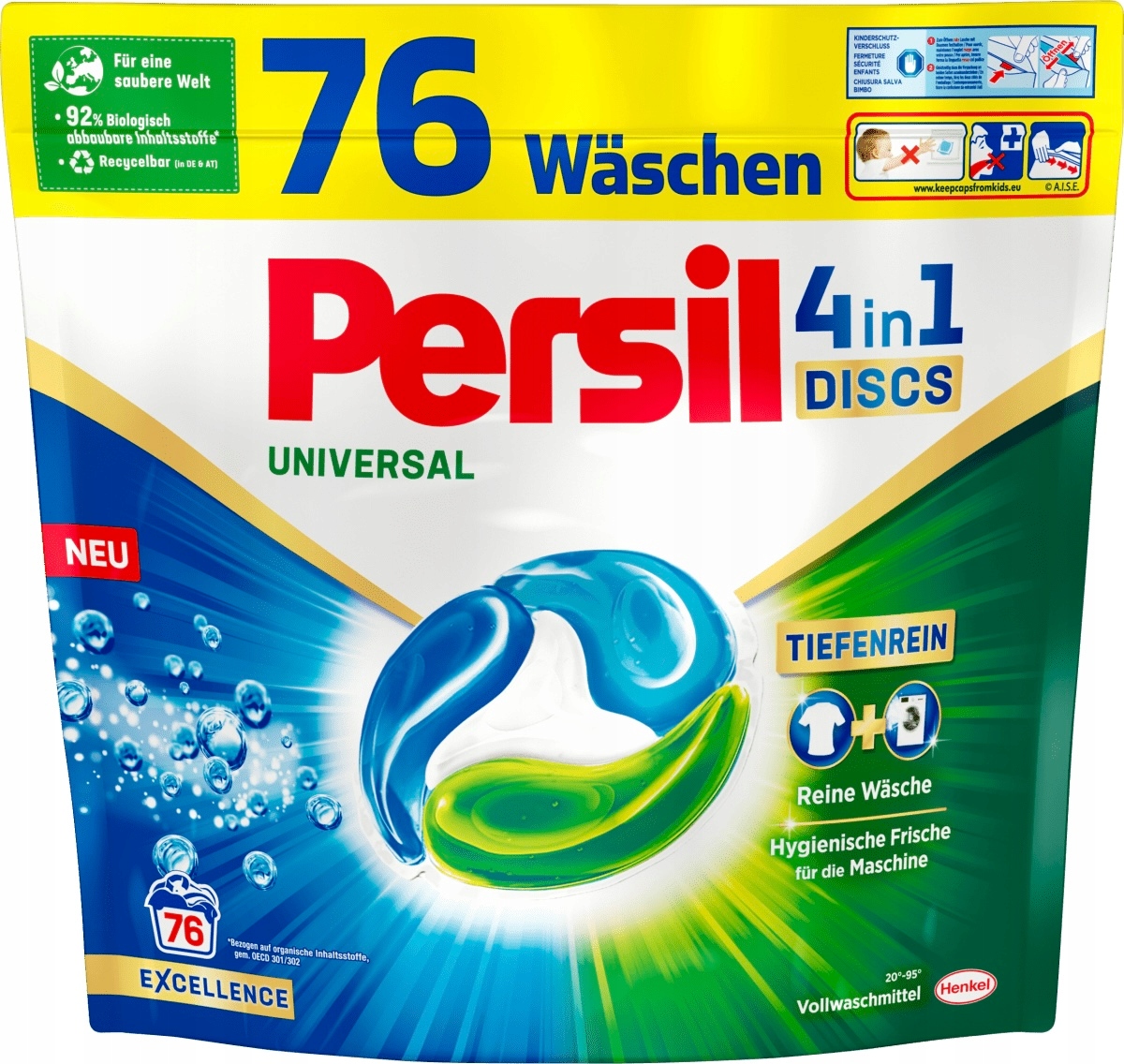 Levně Kapsle na praní Persil 4v1 Universal Discs 72 kapslí