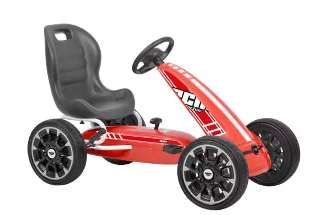 Gokart Dla Dziecie Na Pedały HECHT59793 Red Gumowe Koła Regulow Siedzenie
