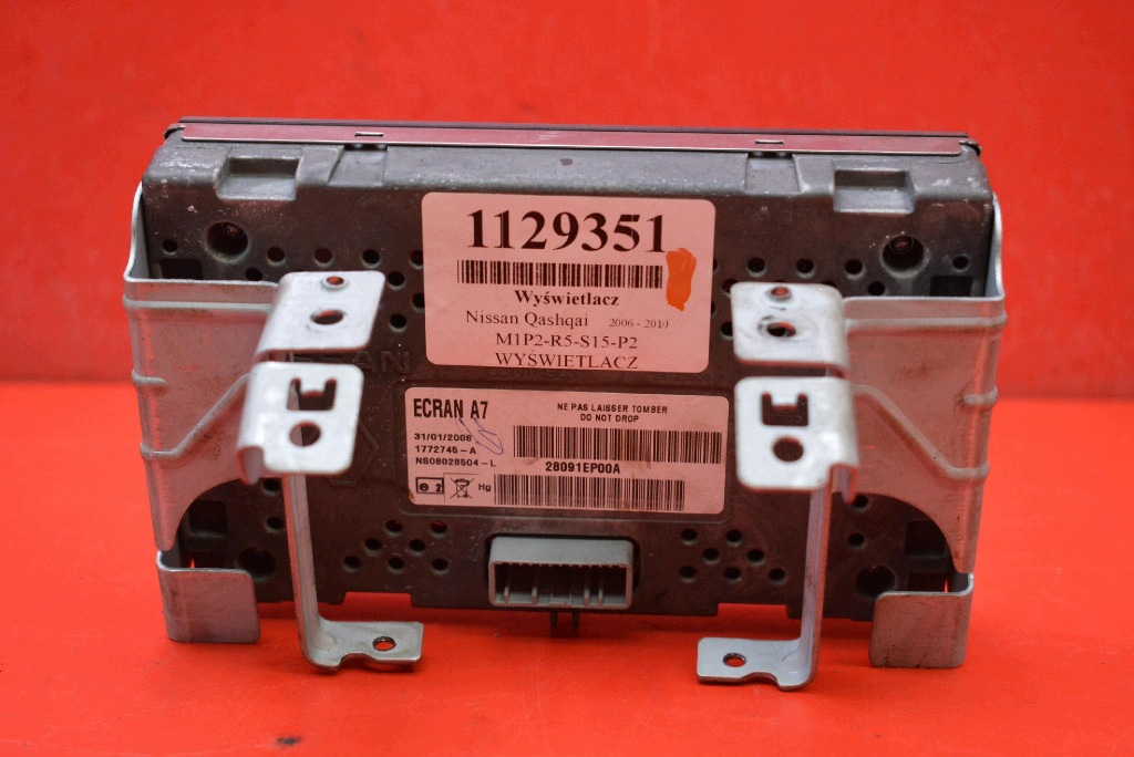 display RADIA navigation devices 28091EP00A NISSAN QASHQAI 1 and J10 06-10