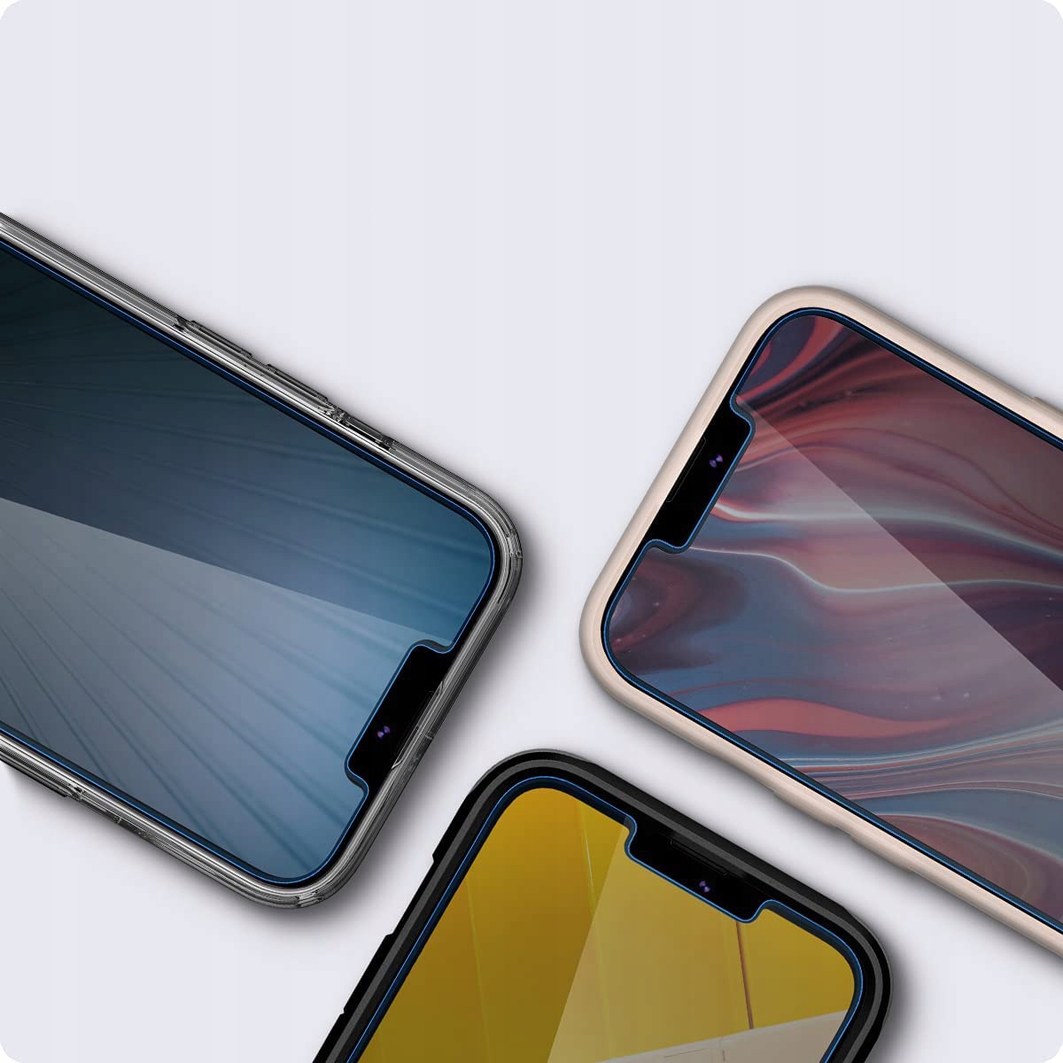 Szkło hartowane Spigen do iPhone 13/Pro, do etui Grubość szkła 0.3 mm