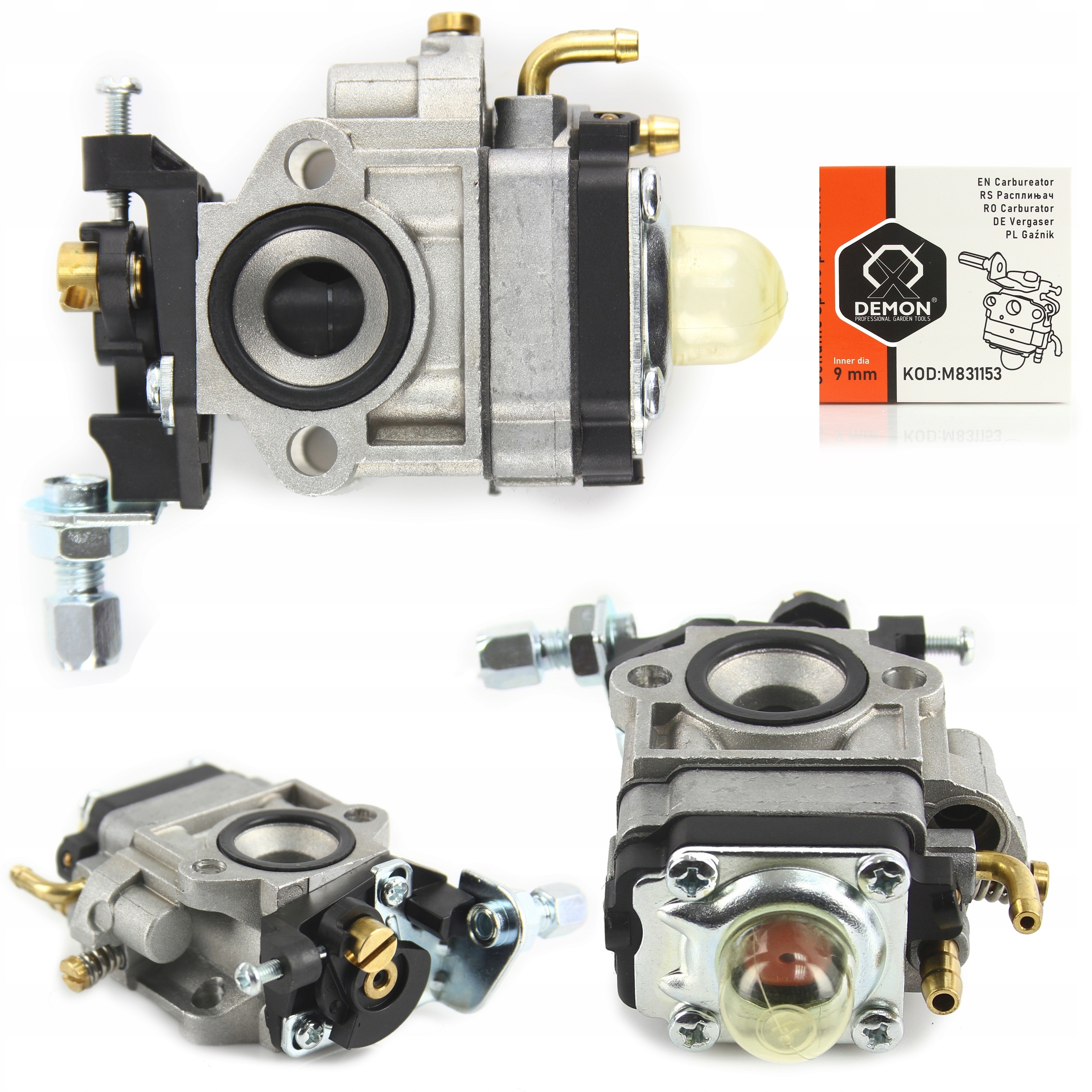 

Gaźnik Do Kosy Spalinowej 9 mm Oryginał Demon