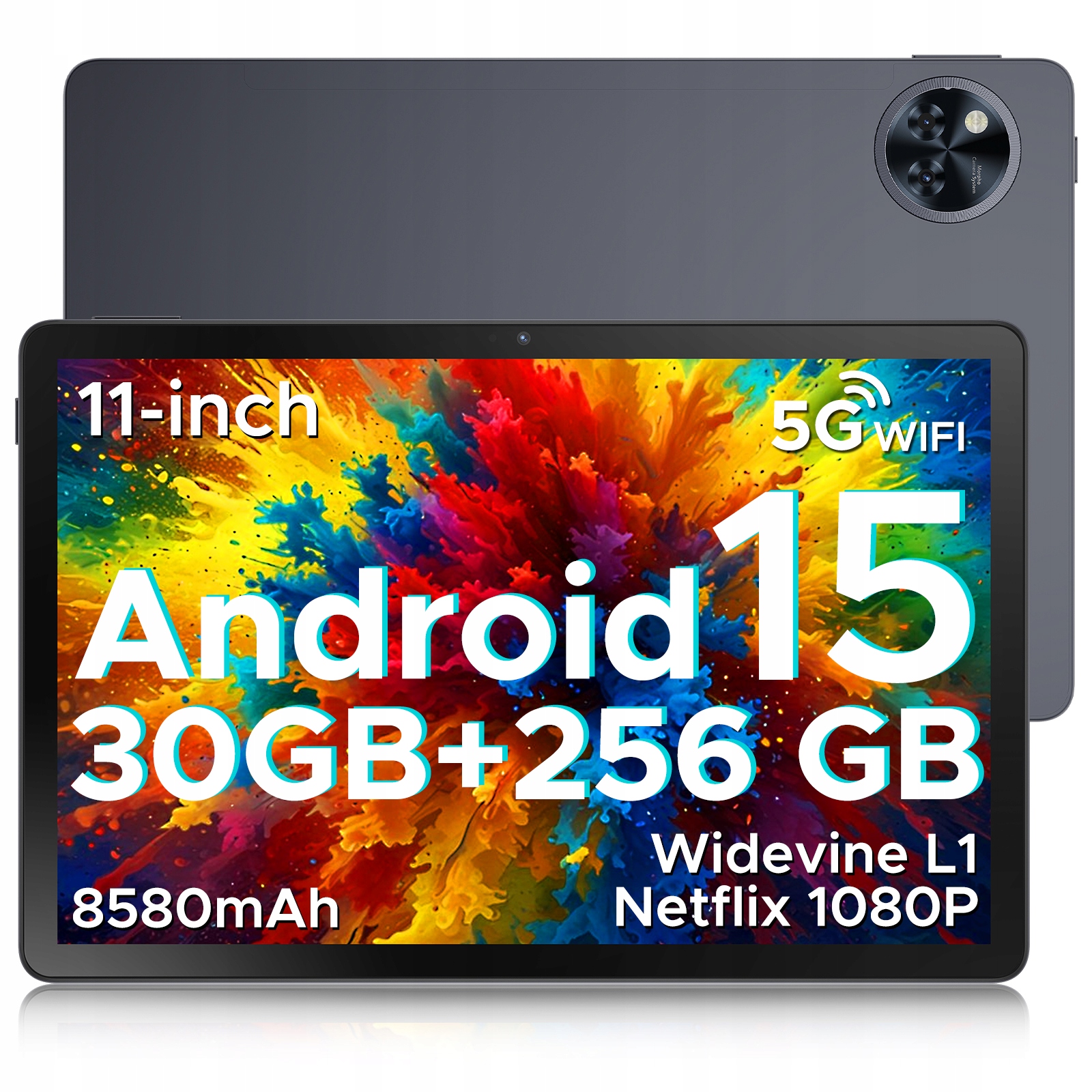 Tablet Doogee U11PRO Android15 11“30+256GB 8580mAh 13MP/90Hz/OTG/WIFI6/BT5.